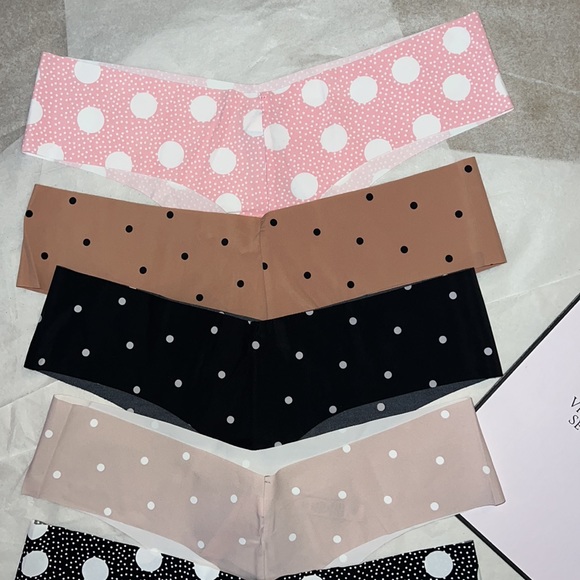 5pk Victoria's Secret THONG No Show Panties XL - Picture 8 of 15